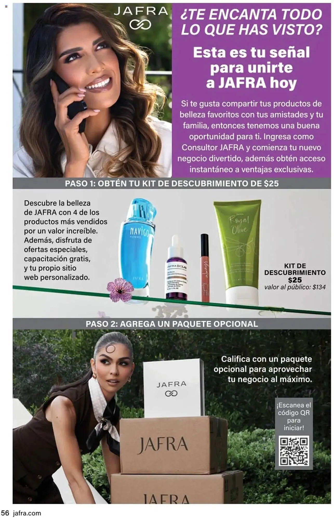 Catálogo de Folleto JAFRA 1 de abril al 30 de abril 2025 - Página 56