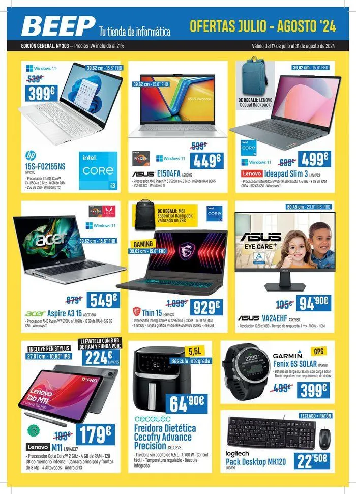 Válido del 17 de julio al 31 de agosto de 2024 - 1