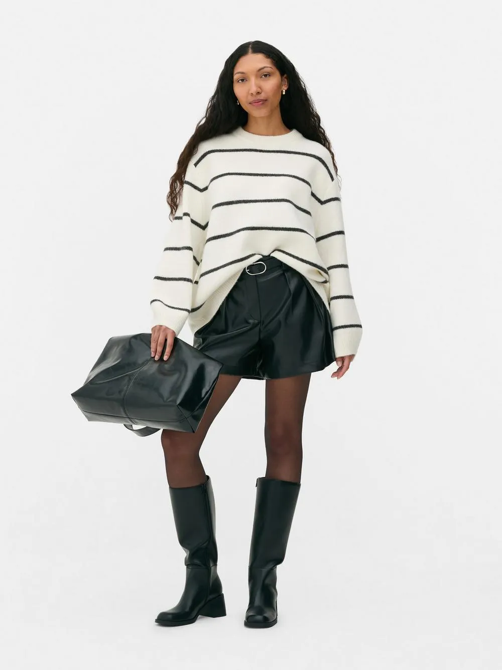 Maglia girocollo oversize