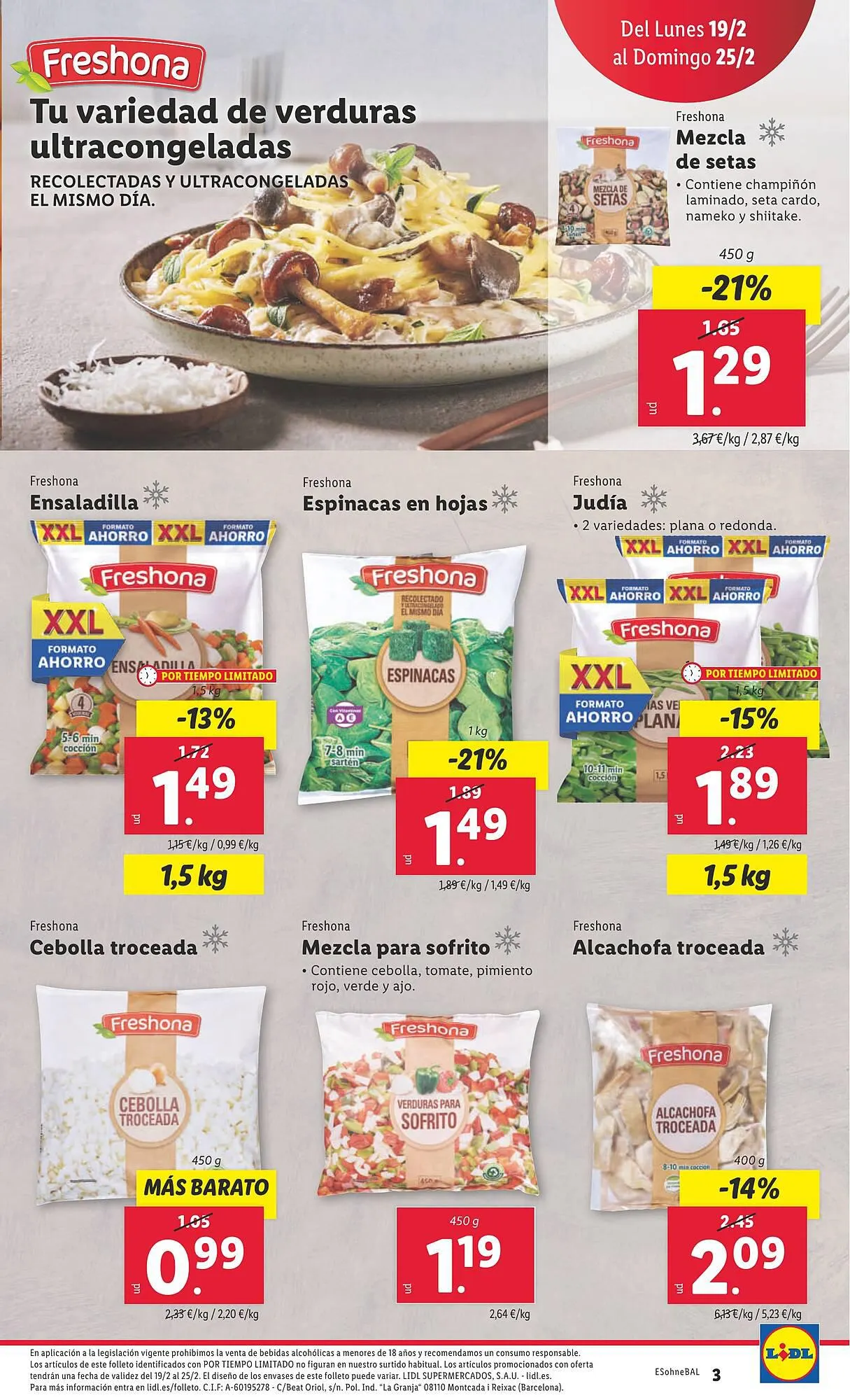 Catálogo de Folleto Lidl 19 de febrero al 25 de febrero 2024 - Página 3