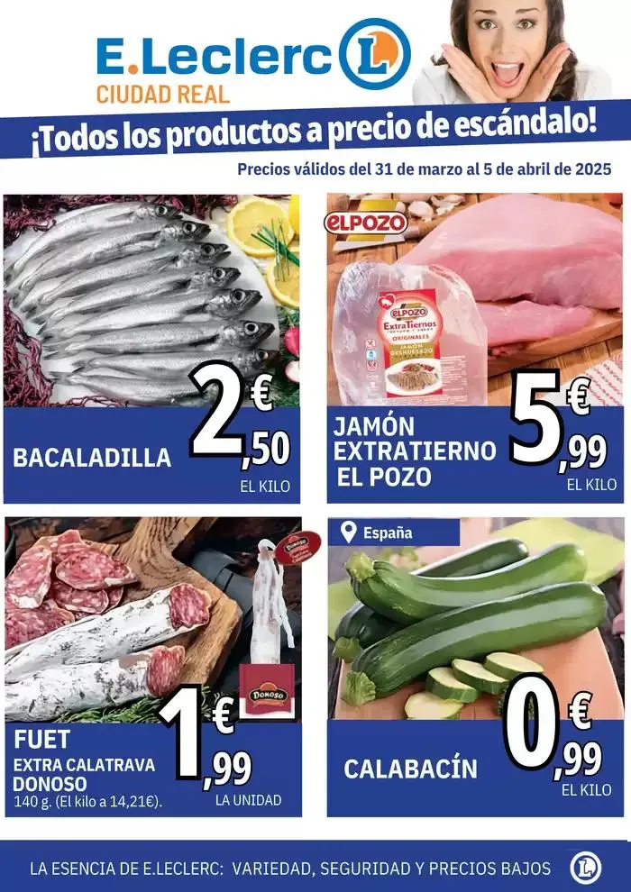Catálogo de ¡Todos los productos a precio de escándalo! 31 de marzo al 5 de abril 2025 - Página 1