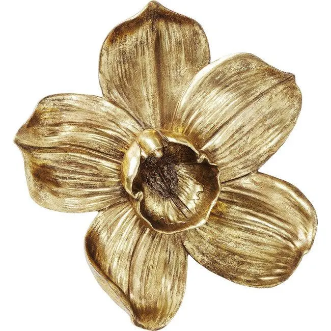 Decoración pared Orchid oro 44cm