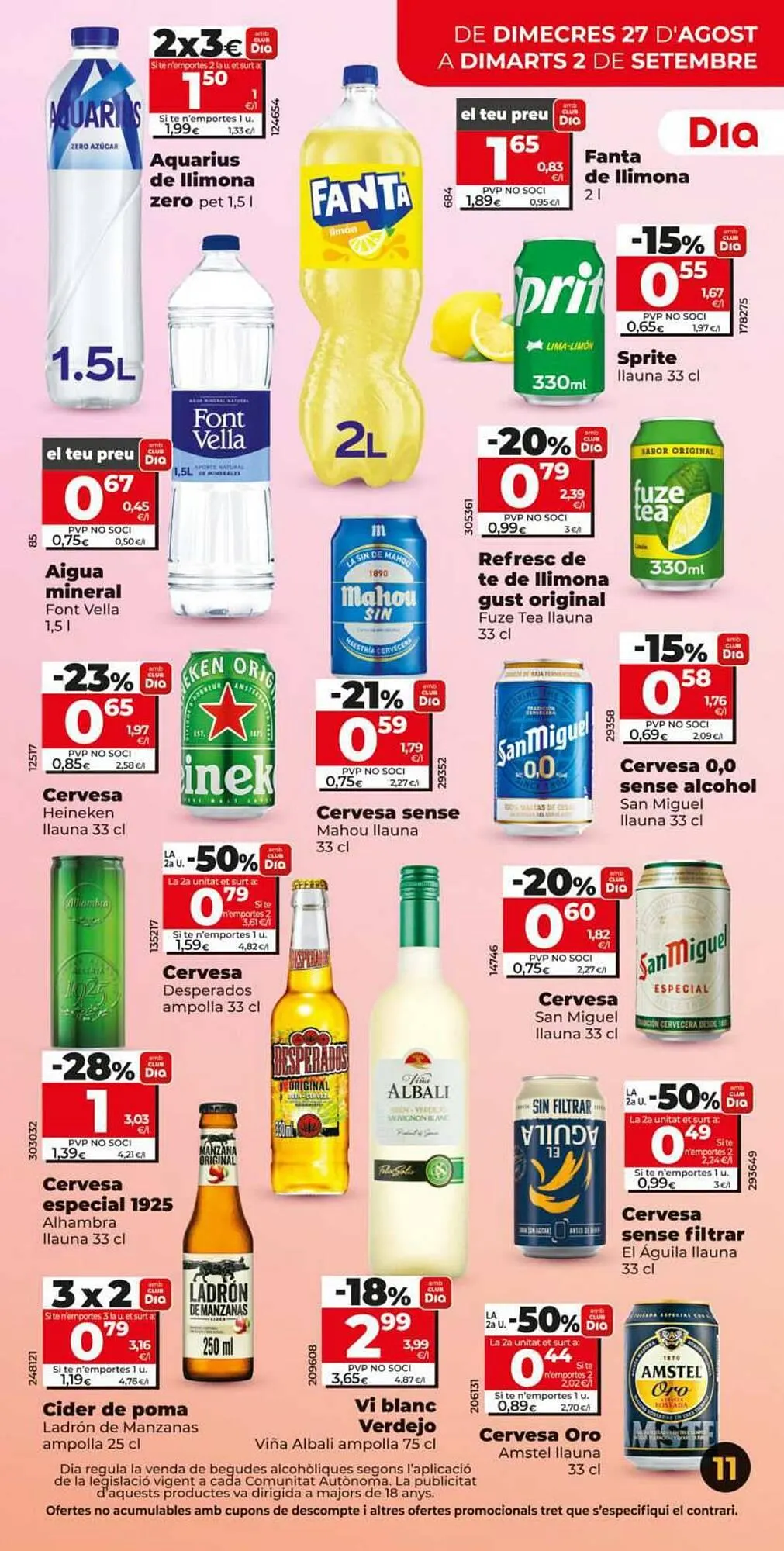 Catálogo de Folleto Dia 27 de agosto al 2 de septiembre 2025 - Página 11