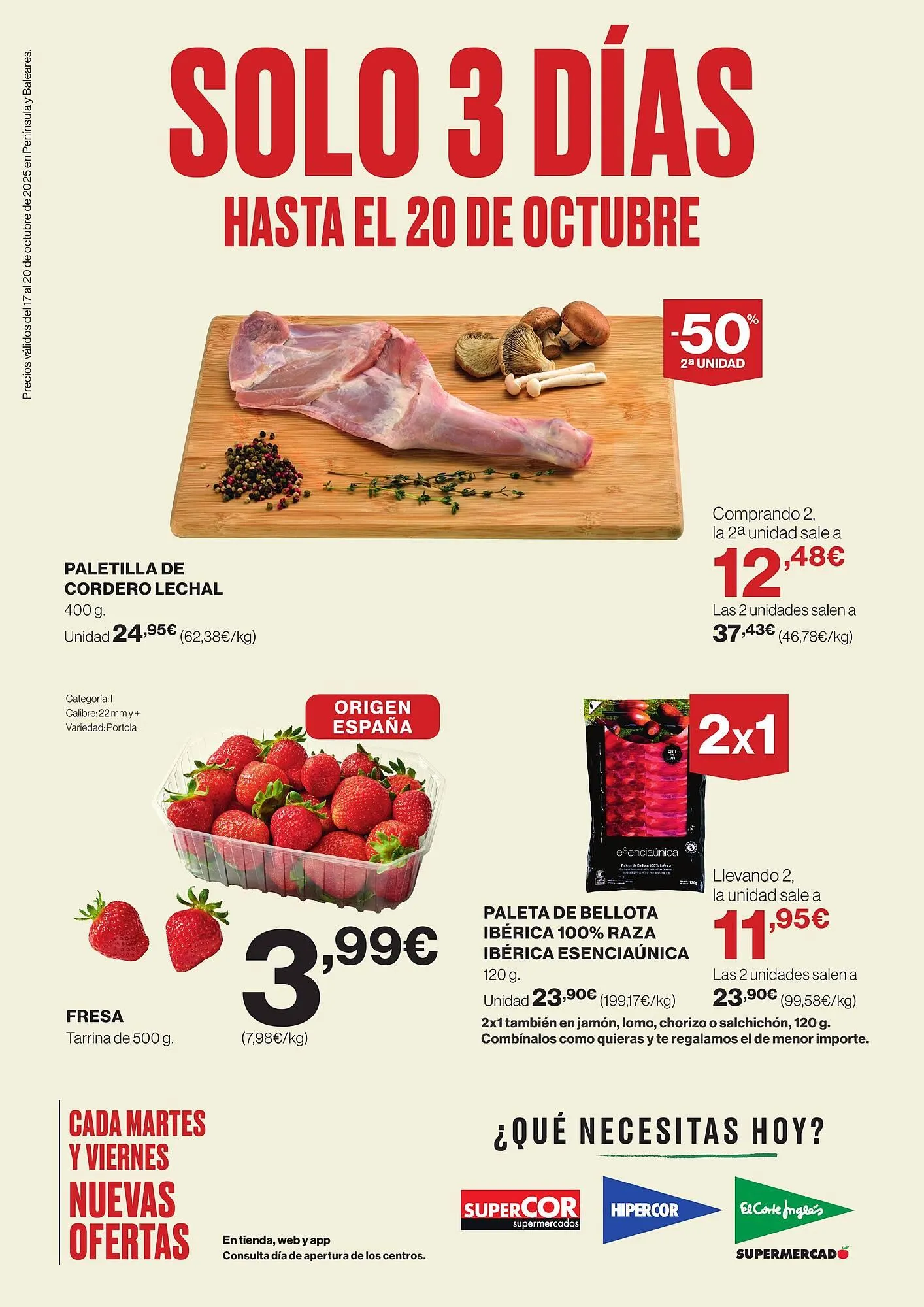 Catálogo de Catálogo Hipercor 17 de octubre al 20 de octubre 2025 - Página 1