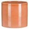 MACETERO CILINDRO RALLADO PAPAYA