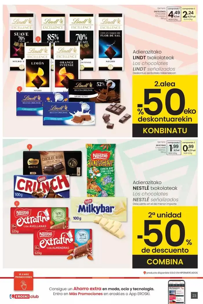 Catálogo de AUKERA OFERTA HIPERMERKATUAK EROSKI 15 de mayo al 27 de mayo 2025 - Página 23