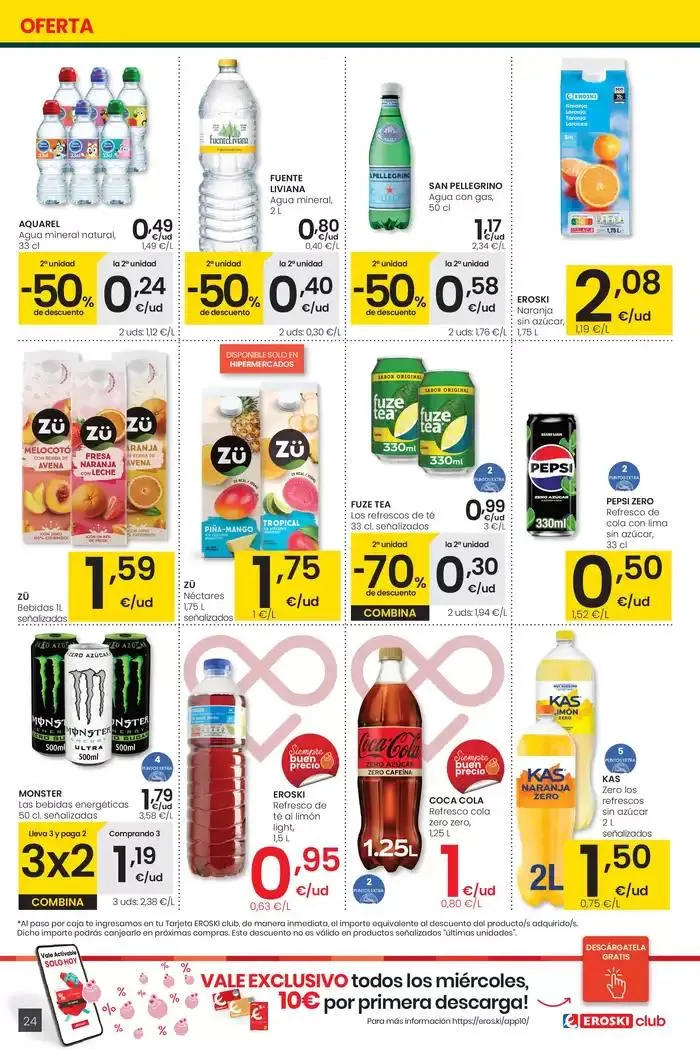 Catálogo de Más de 2000 productos, SIEMPRE A BUEN PRECIO HIPERMERCADOS EROSKI 4 de enero al 14 de enero 2025 - Página 24