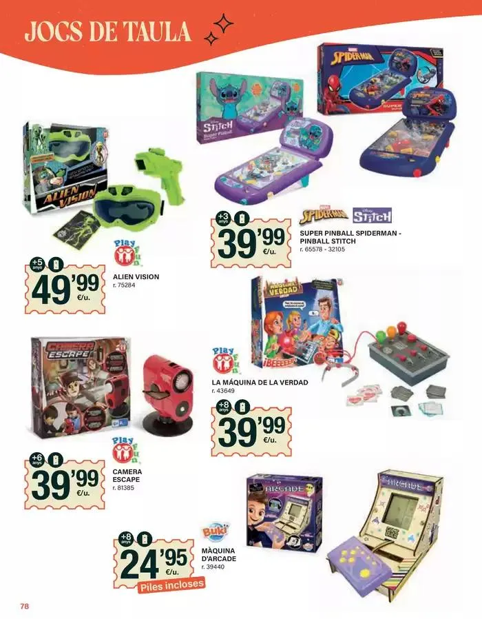 Catálogo de Catàleg joguines 2024 12 de noviembre al 31 de diciembre 2024 - Página 78