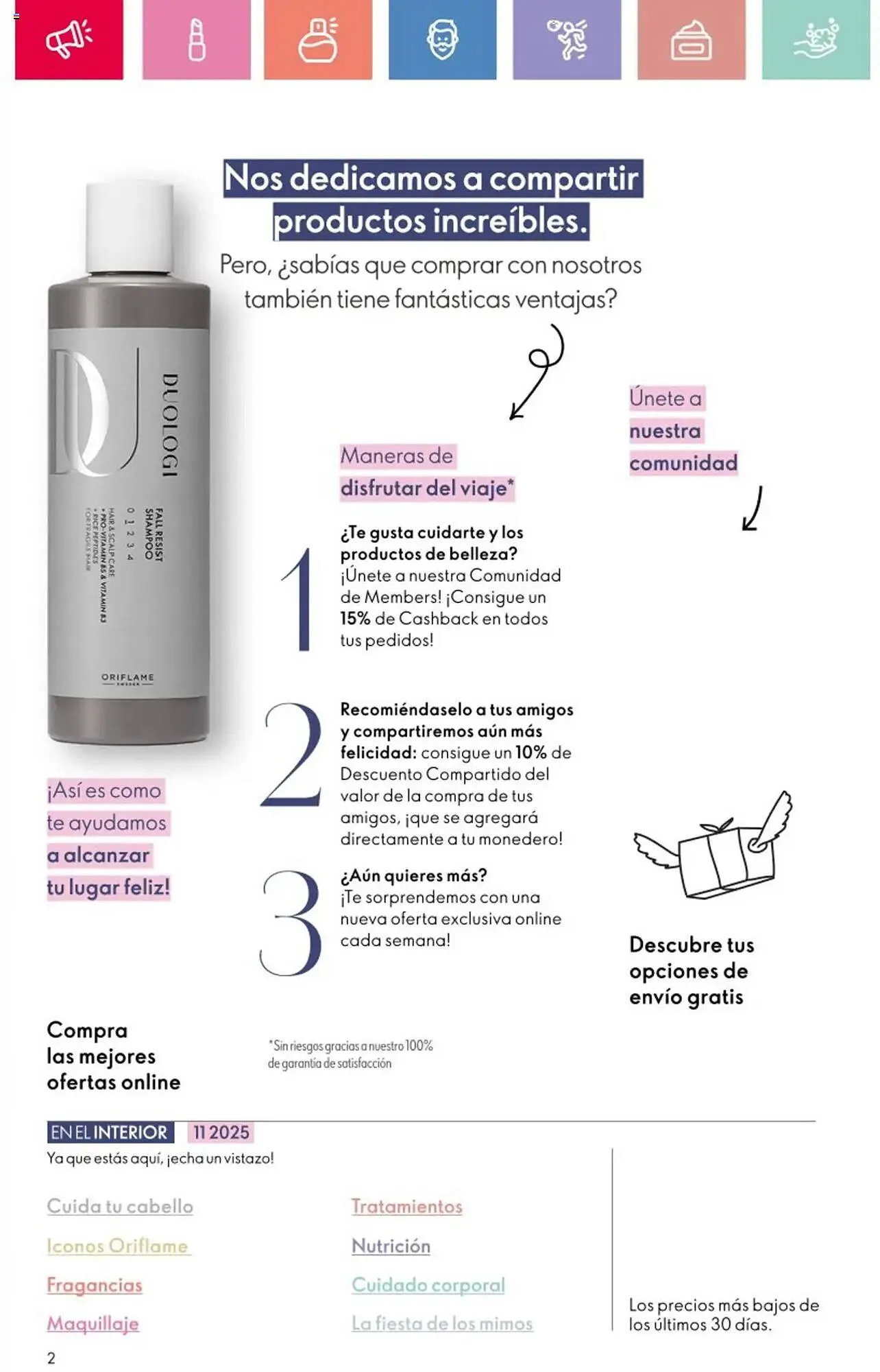 Catálogo de Folleto Oriflame 3 de agosto al 23 de agosto 2025 - Página 2