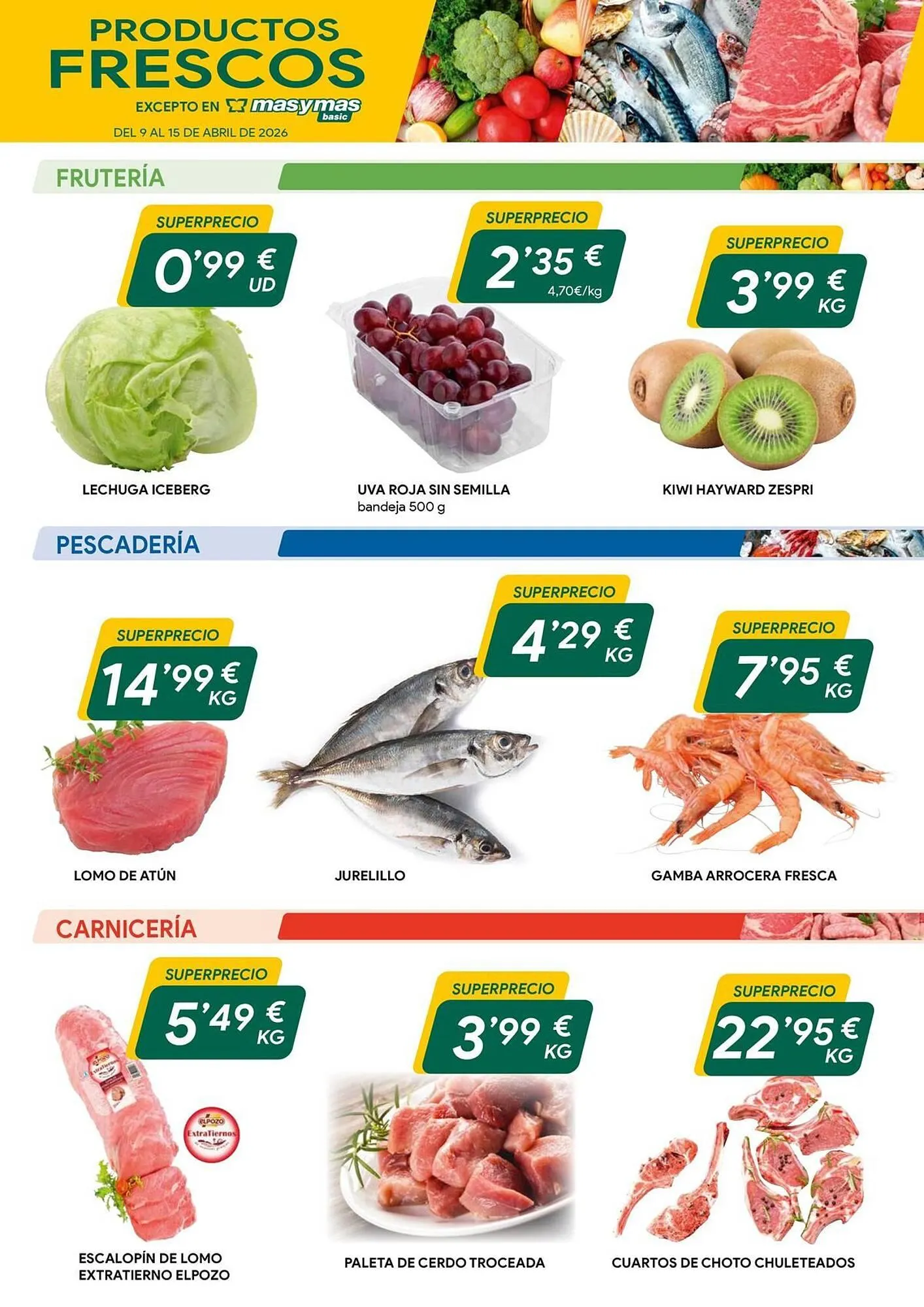 Catálogo de Folleto Masymas 9 de abril al 22 de abril 2026 - Página 2