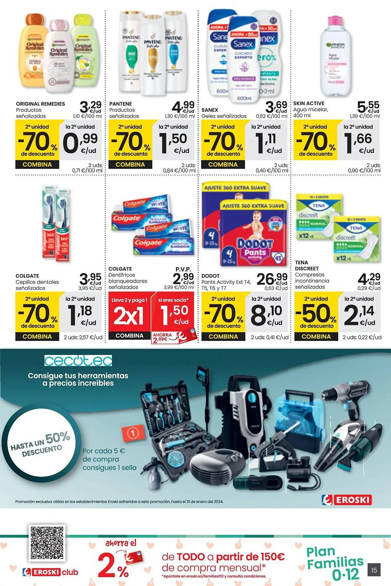 Catálogo de Folleto Eroski 4 de enero al 16 de enero 2024 - Página 15