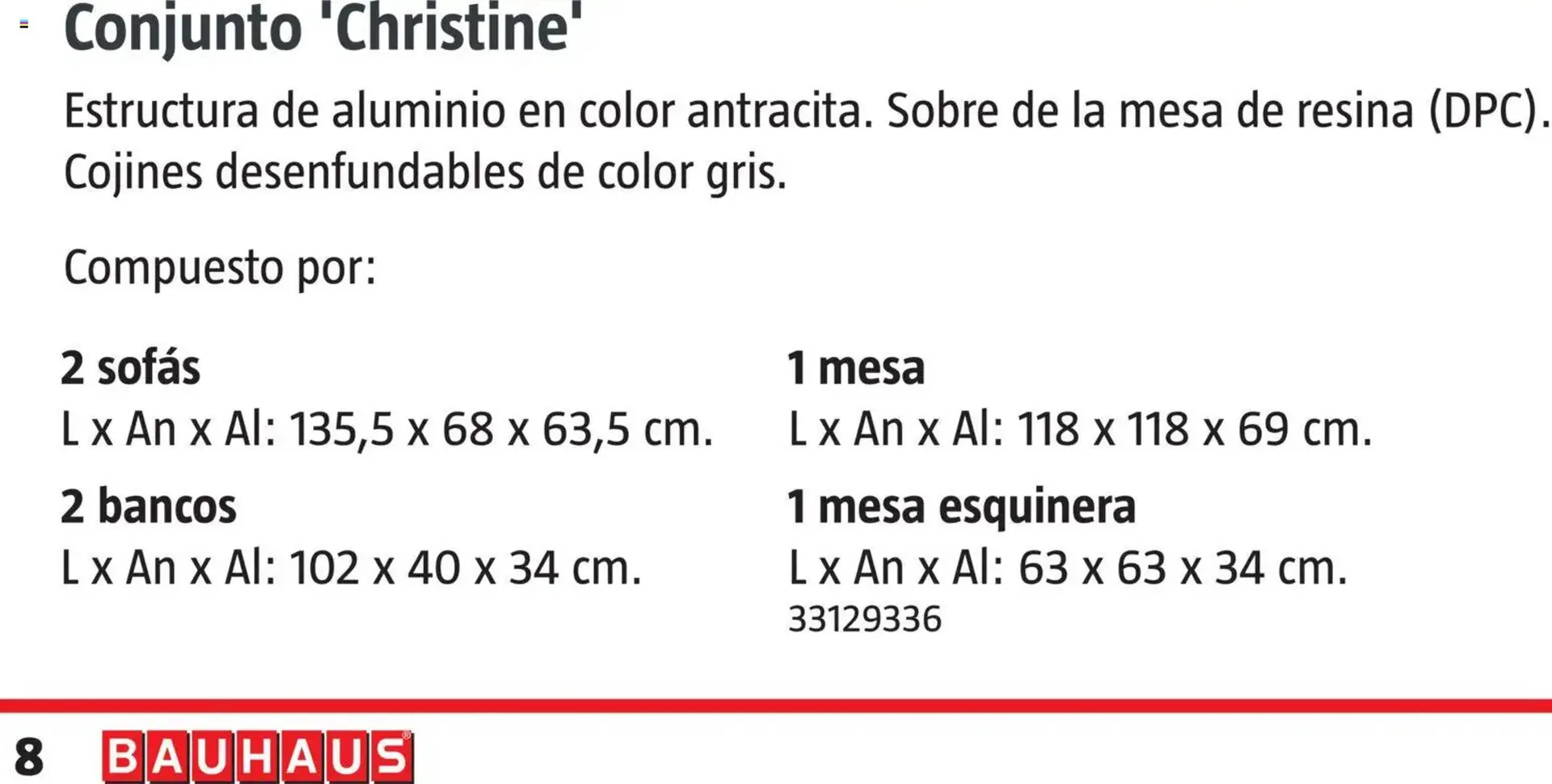 Catálogo de Catálogo Bauhaus 16 de marzo al 17 de abril 2026 - Página 8