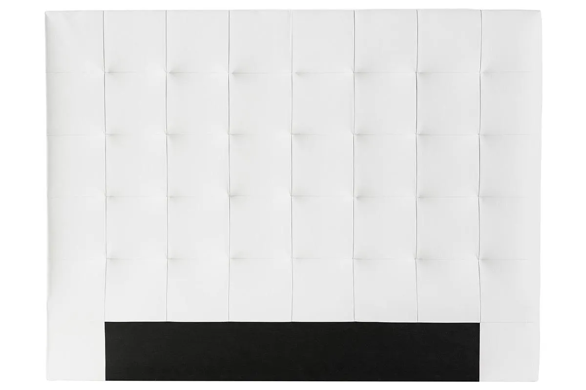 Cabecero capitoné blanco 160 cm HALCIONA