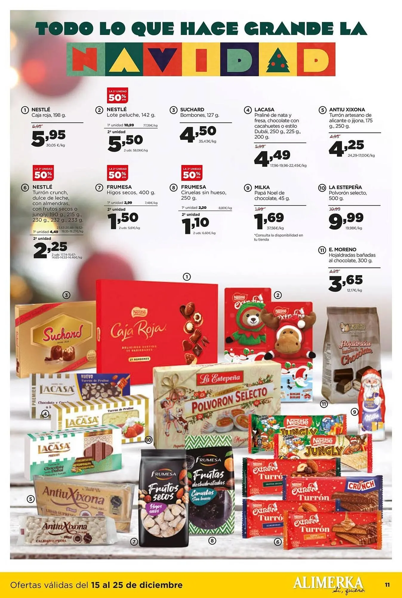 Catálogo de Folleto Alimerka 15 de diciembre al 25 de diciembre 2025 - Página 11