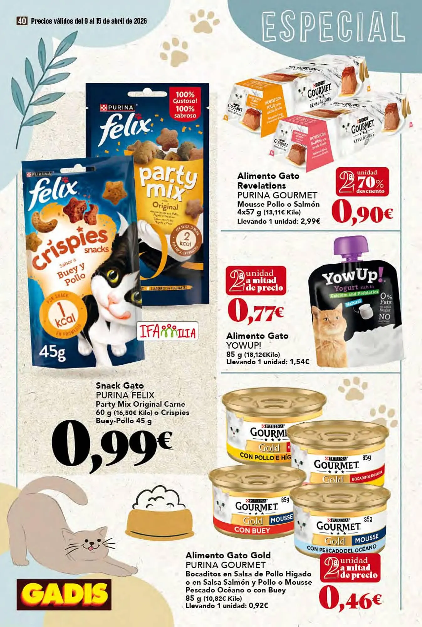 Catálogo de Folleto Gadis 9 de abril al 15 de abril 2026 - Página 40