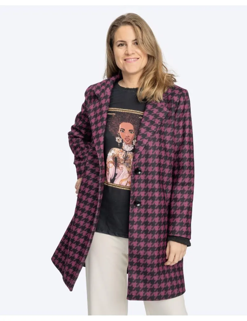 Abrigo Pata Gallo Solapas