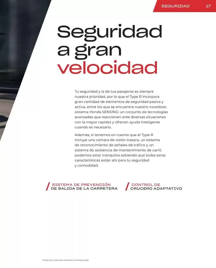 Catálogo de Honda Civic-Type R 30 de agosto al 30 de junio 2025 - Página 17