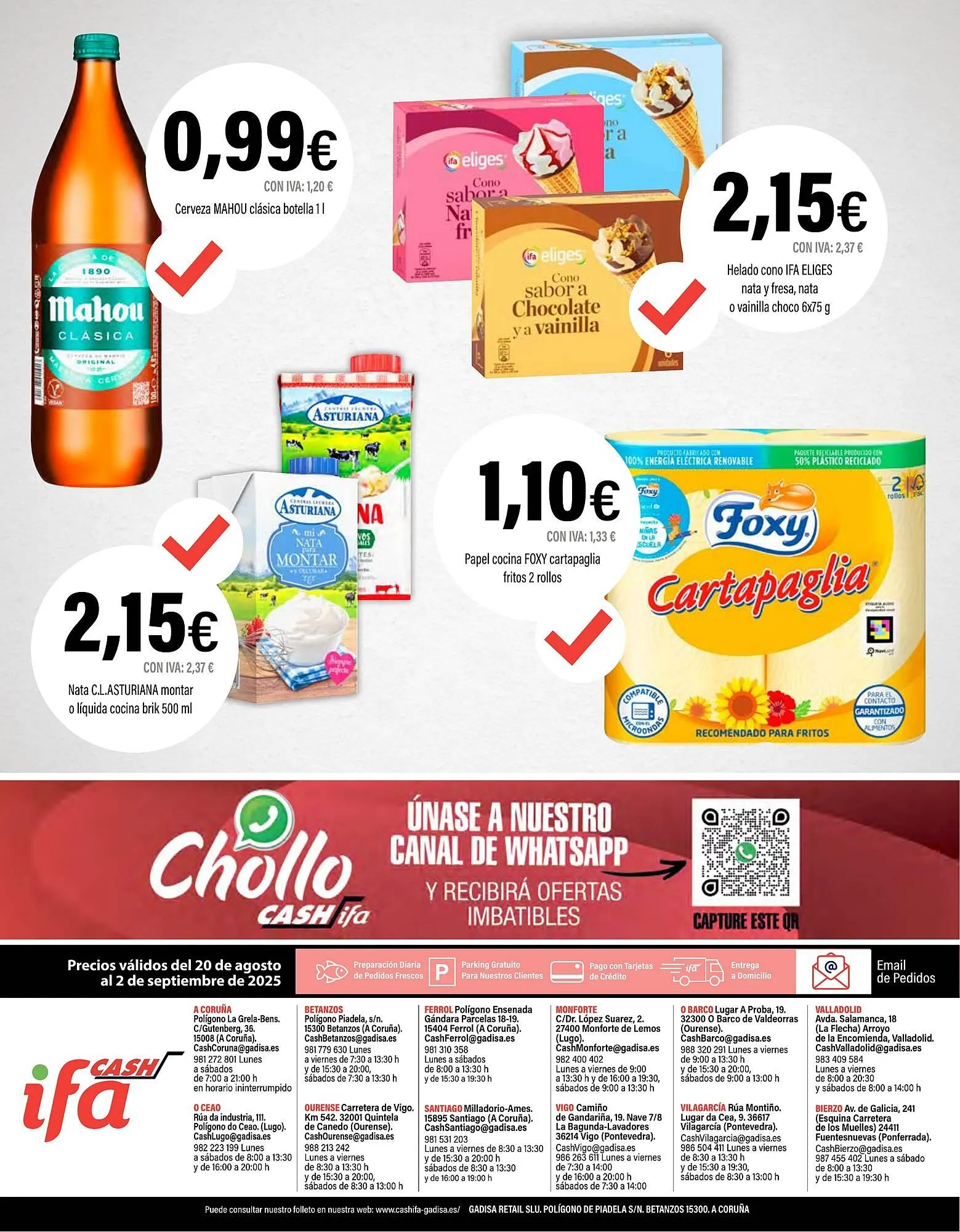Catálogo de Folleto Cash Ifa 20 de agosto al 9 de septiembre 2025 - Página 20