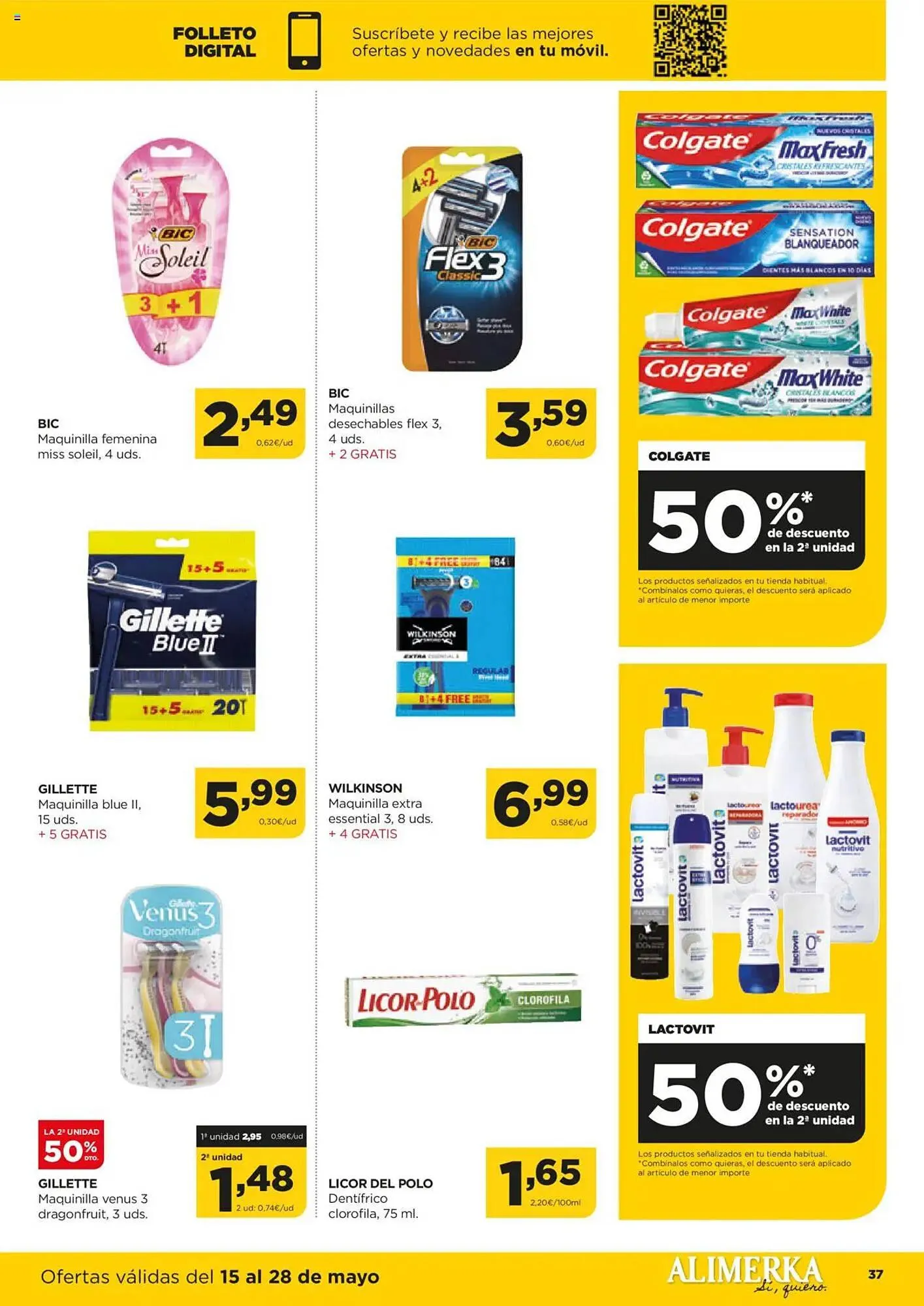 Catálogo de Folleto Alimerka 15 de mayo al 28 de mayo 2025 - Página 38