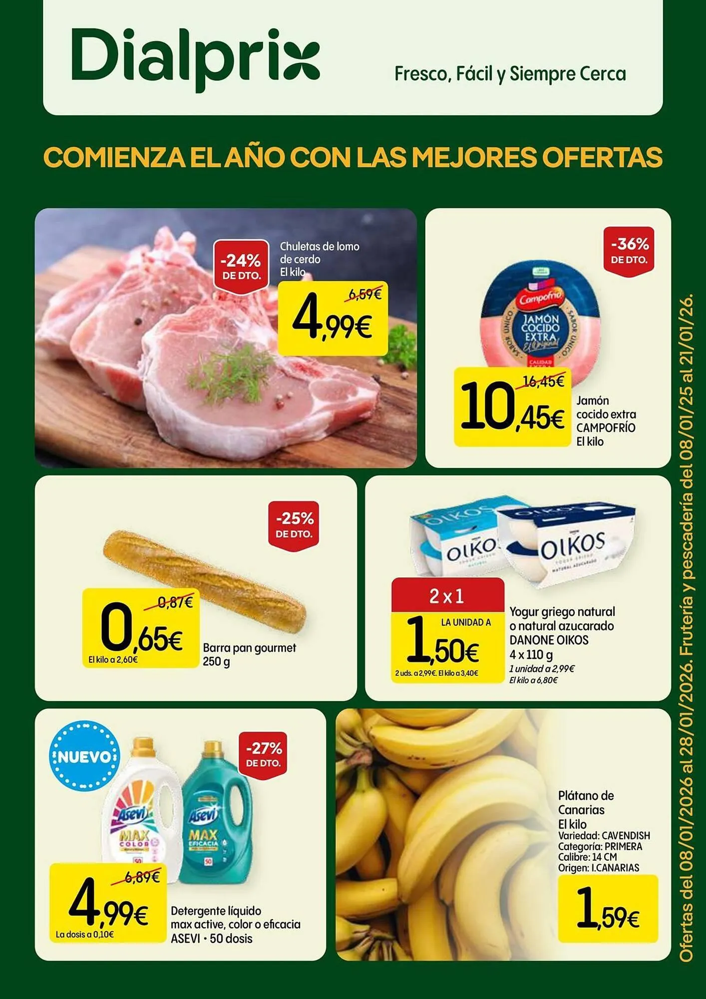 Catálogo de Folleto Dialprix 8 de enero al 28 de enero 2026 - Página 1