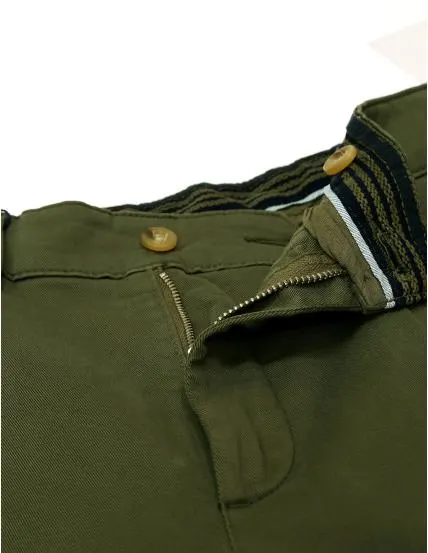 Pantalón gabardina elastan s/p Verde
