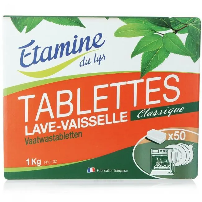 Pastillas lavavajillas Etamine Du Lys 50 uds