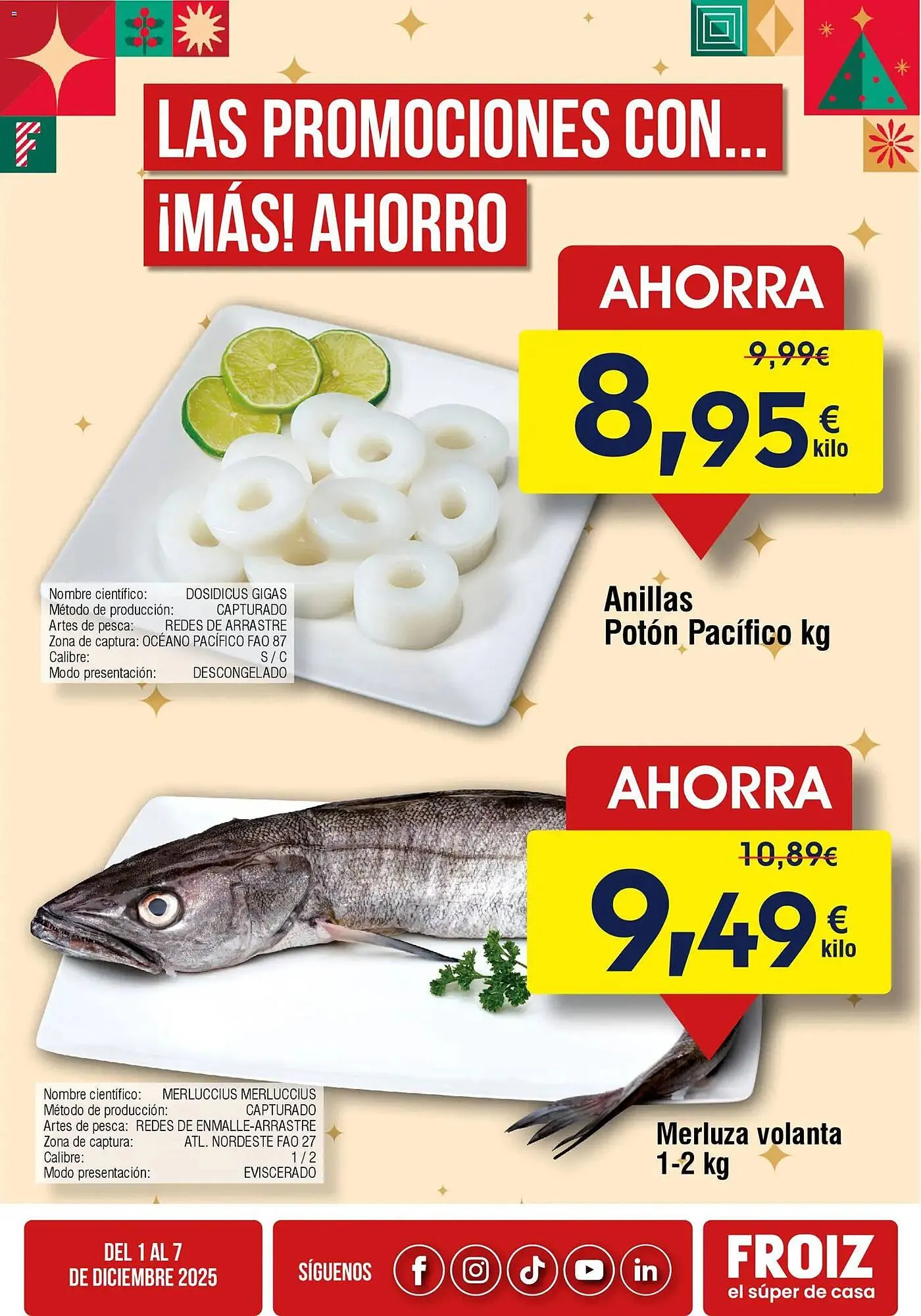 Catálogo de Folleto FROIZ 1 de diciembre al 7 de diciembre 2025 - Página 2