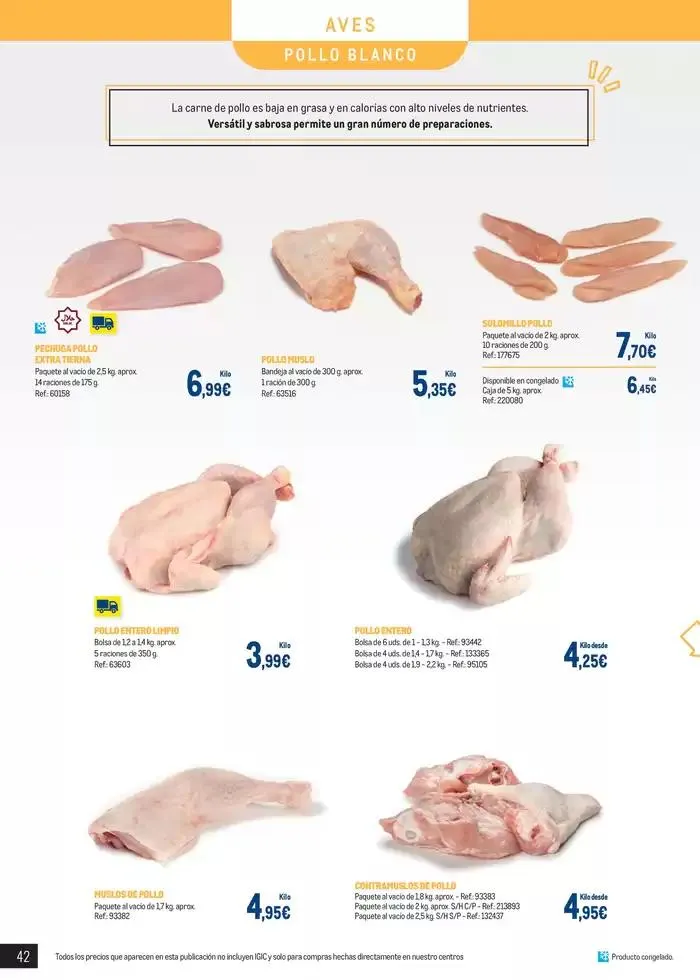 Catálogo de Especial Carnes Canarias 7 de abril al 4 de mayo 2025 - Página 42