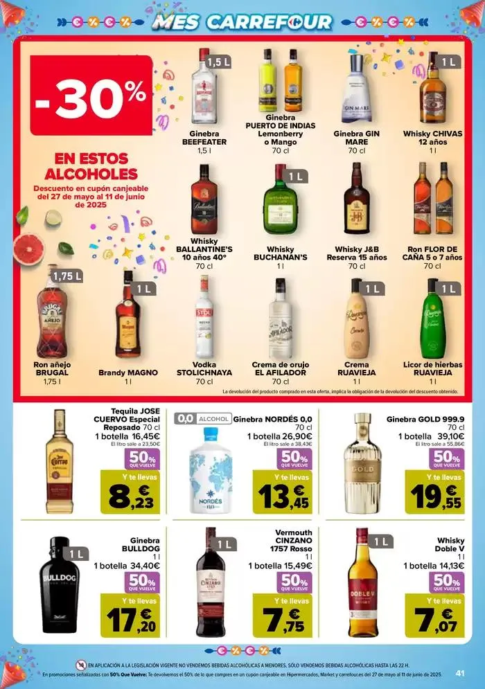 Catálogo de 50% QUE VUELVE + 2ªUD. AL -50% 13 de mayo al 26 de mayo 2025 - Página 41