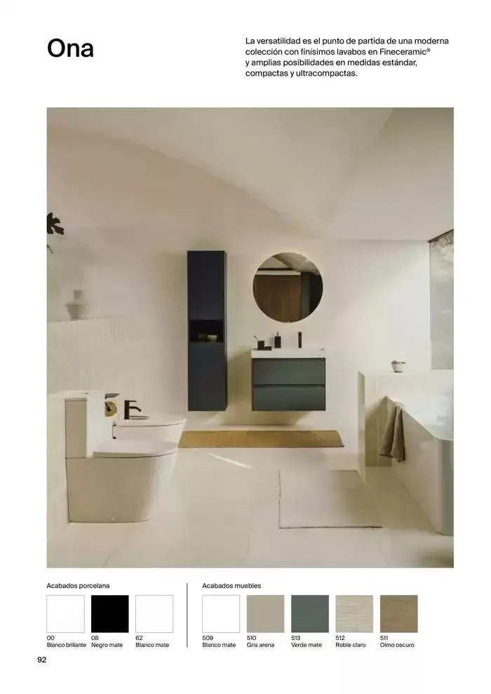 Catálogo de Colecciones de Baño, Muebles y Accesorios 9 de enero al 31 de diciembre 2025 - Página 94