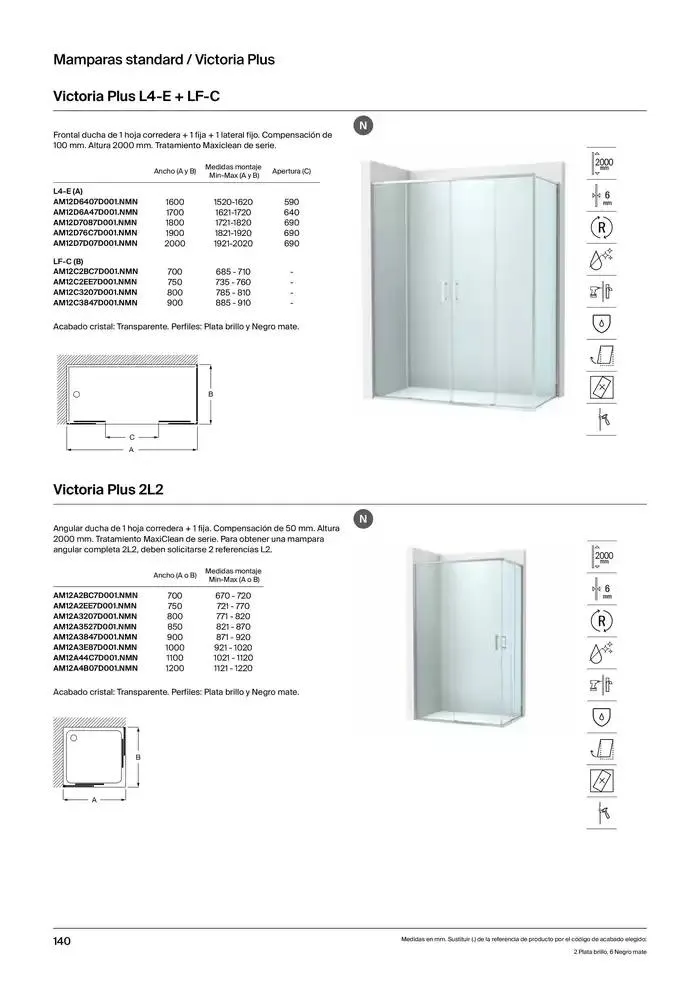 Catálogo de Platos de Ducha, Bañeras y Mamparas 9 de enero al 31 de diciembre 2025 - Página 142