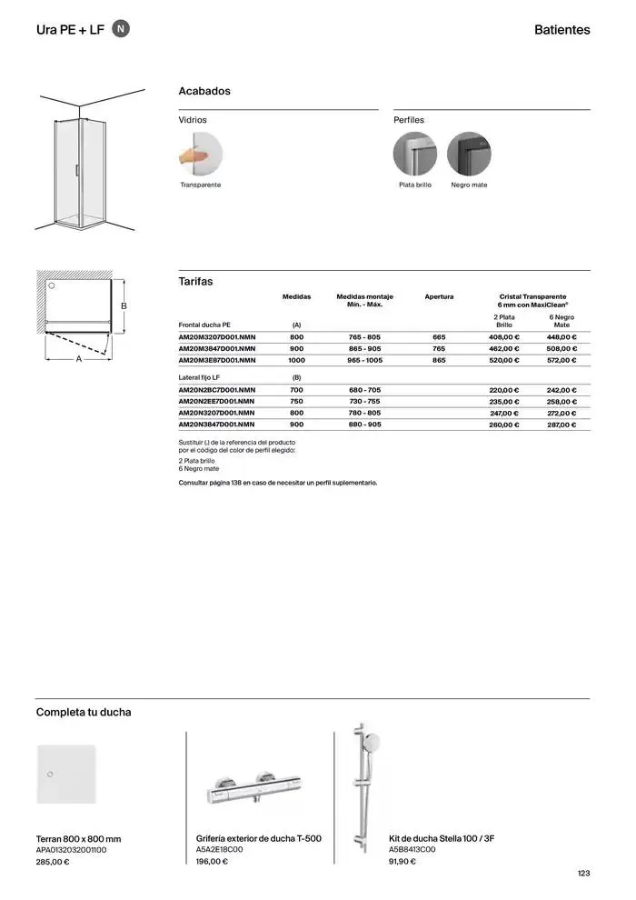 Catálogo de Mamparas de Baño 9 de enero al 31 de diciembre 2025 - Página 125