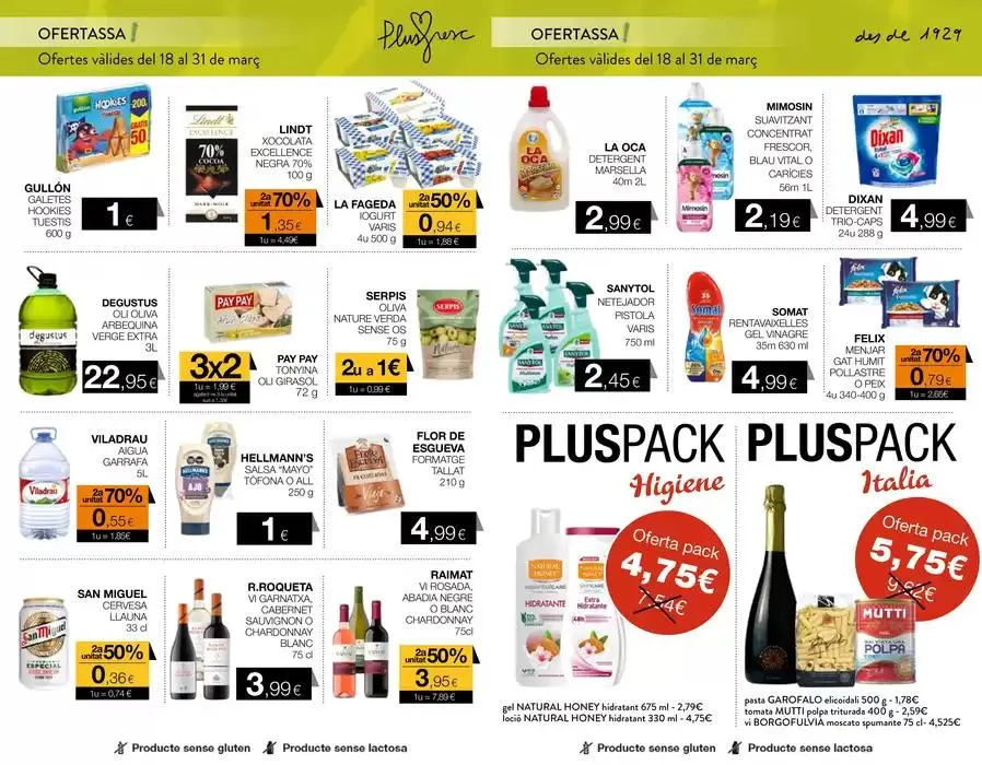 Catálogo de Ofertes vàlides del 18 al 31 de març 18 de marzo al 31 de marzo 2025 - Página 4