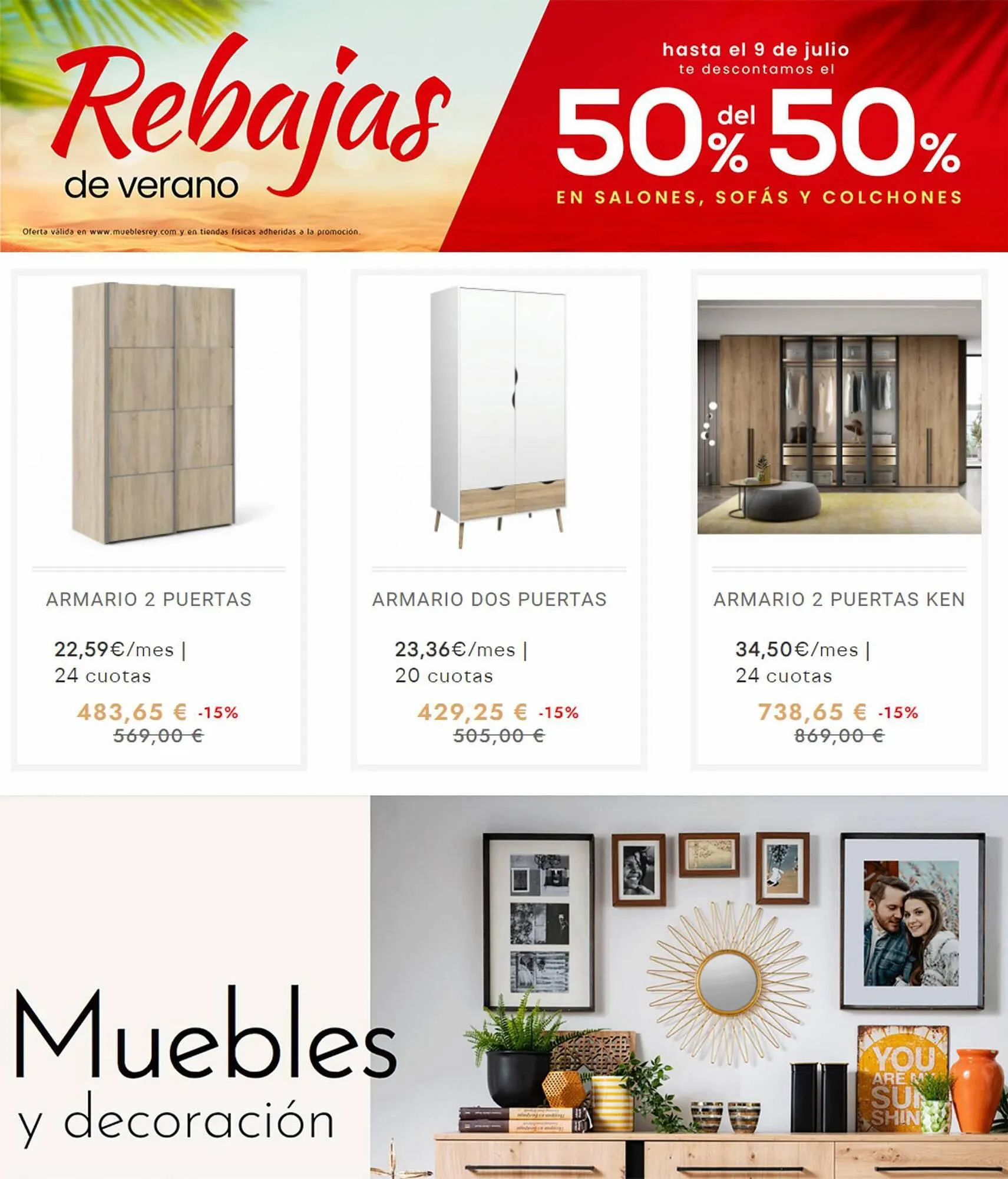 Catálogo de Folleto Muebles Rey 26 de junio al 10 de julio 2023 - Página 2