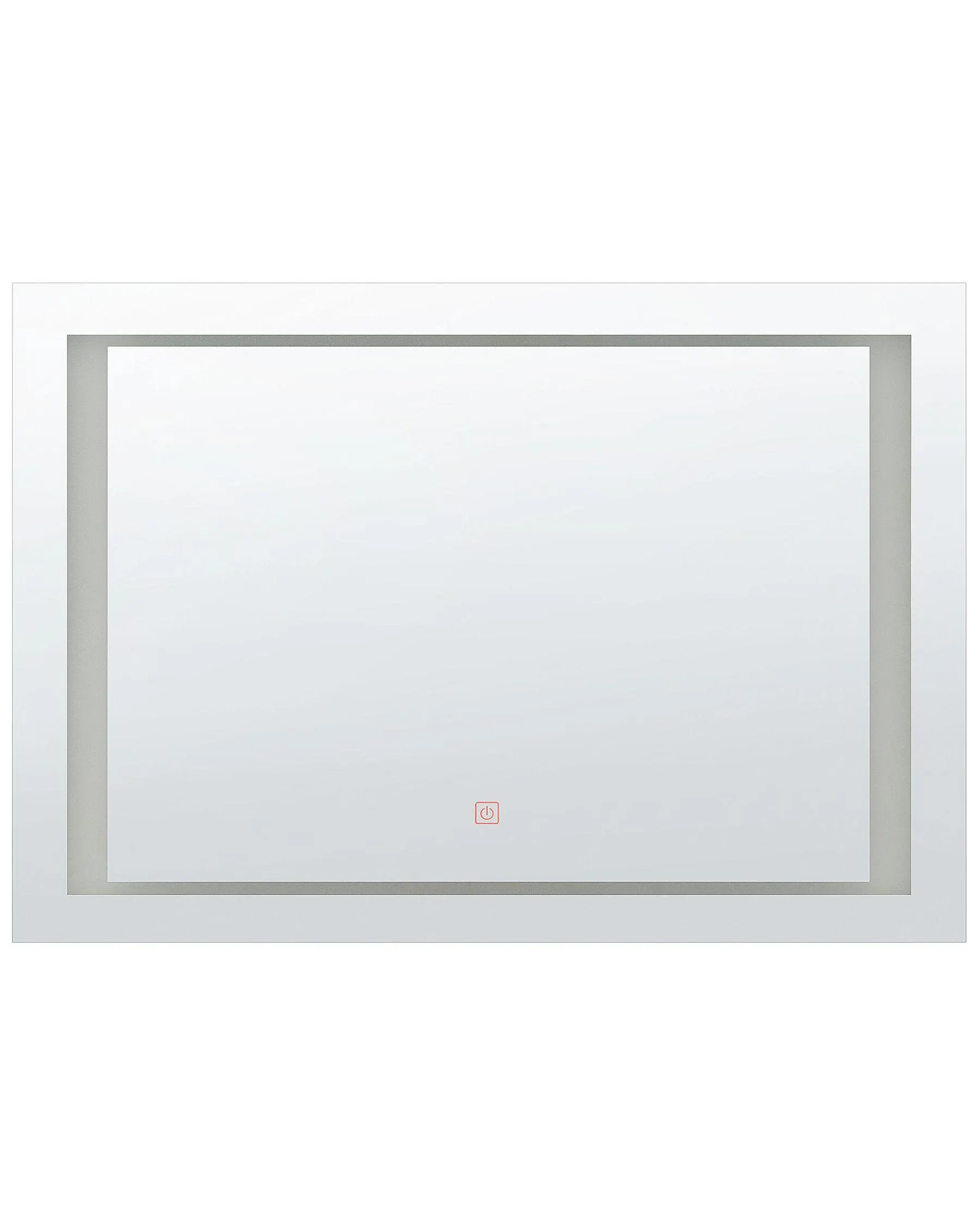 Espejo LED de baño EYRE 80 cm 60 cm Plateado