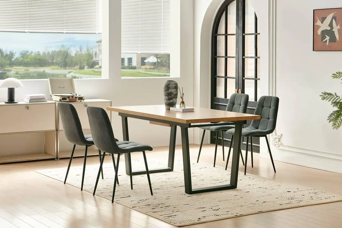 Mesa de salón Extensible KANSAS Natural