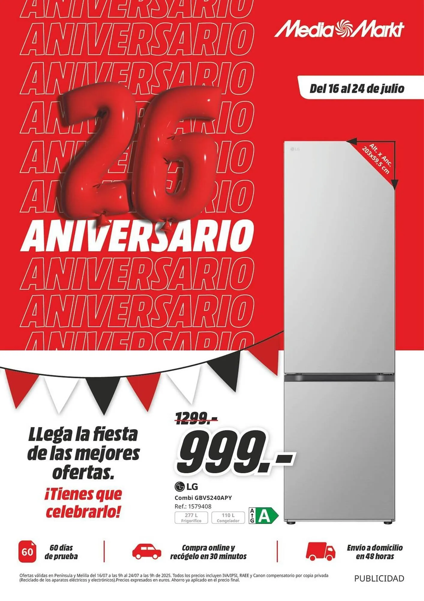 Catálogo de Folleto MediaMarkt 16 de julio al 24 de julio 2025 - Página 1