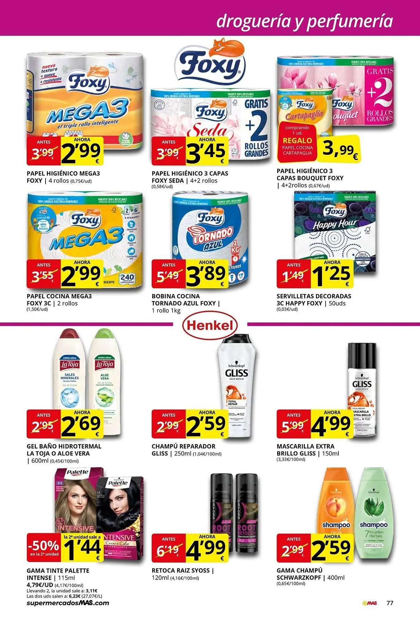 Catálogo de Folleto Supermercados MAS 28 de noviembre al 31 de diciembre 2025 - Página 77