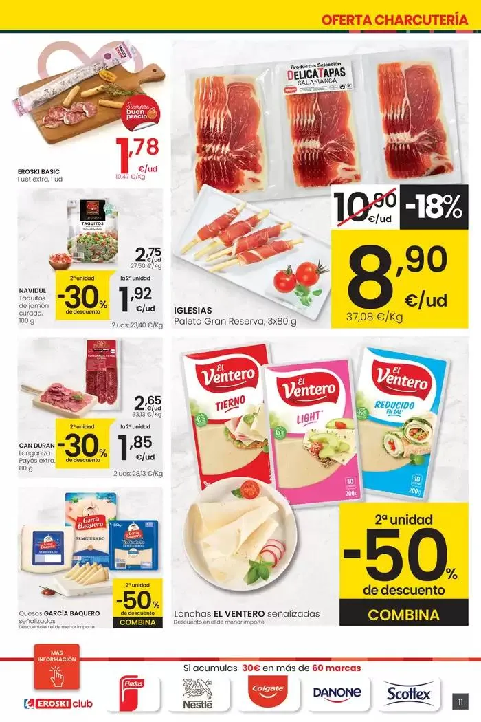 Catálogo de Más de 2000 productos, SIEMPRE A BUEN PRECIO HIPERMERCADOS EROSKI 30 de enero al 11 de febrero 2025 - Página 11