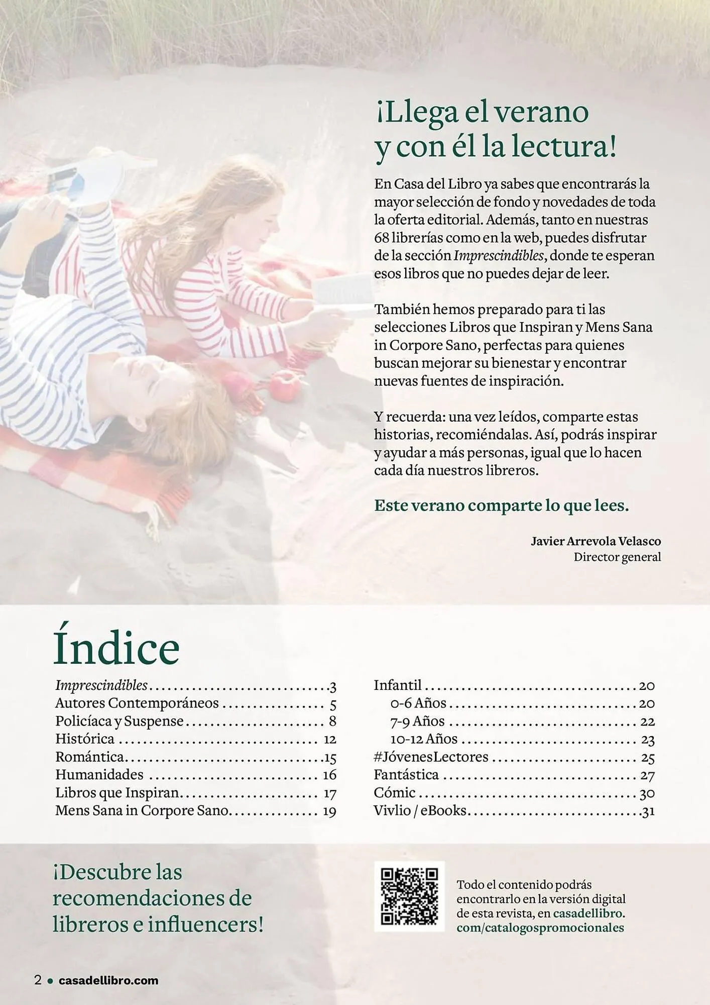 Catálogo de Folleto Casa del Libro 7 de julio al 31 de julio 2025 - Página 2