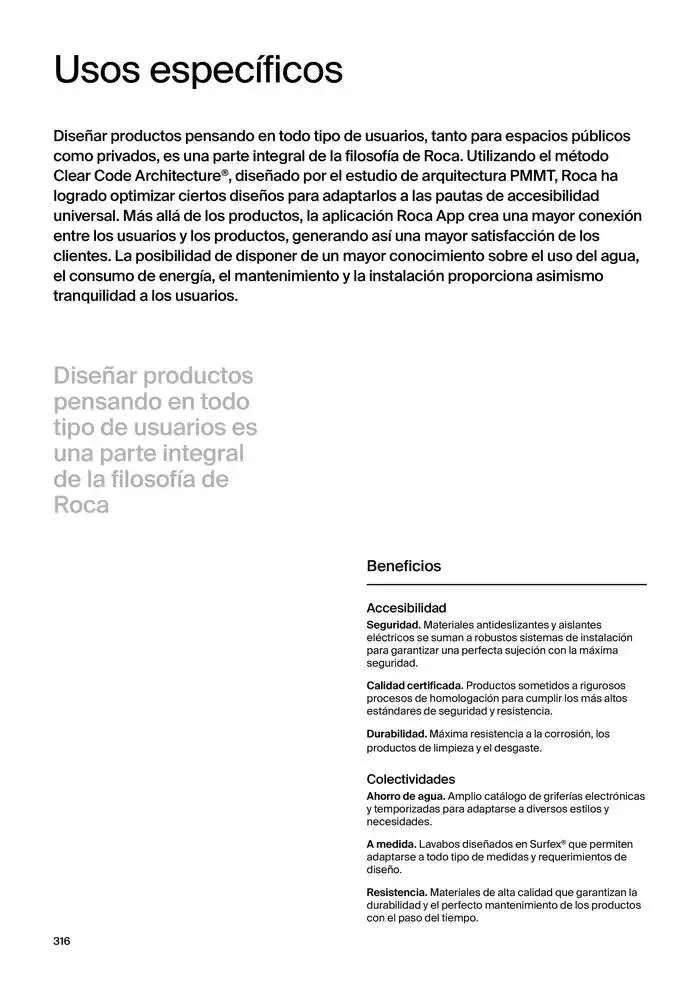 Catálogo de Colecciones de Baño, Muebles y Accesorios 9 de enero al 31 de diciembre 2025 - Página 318