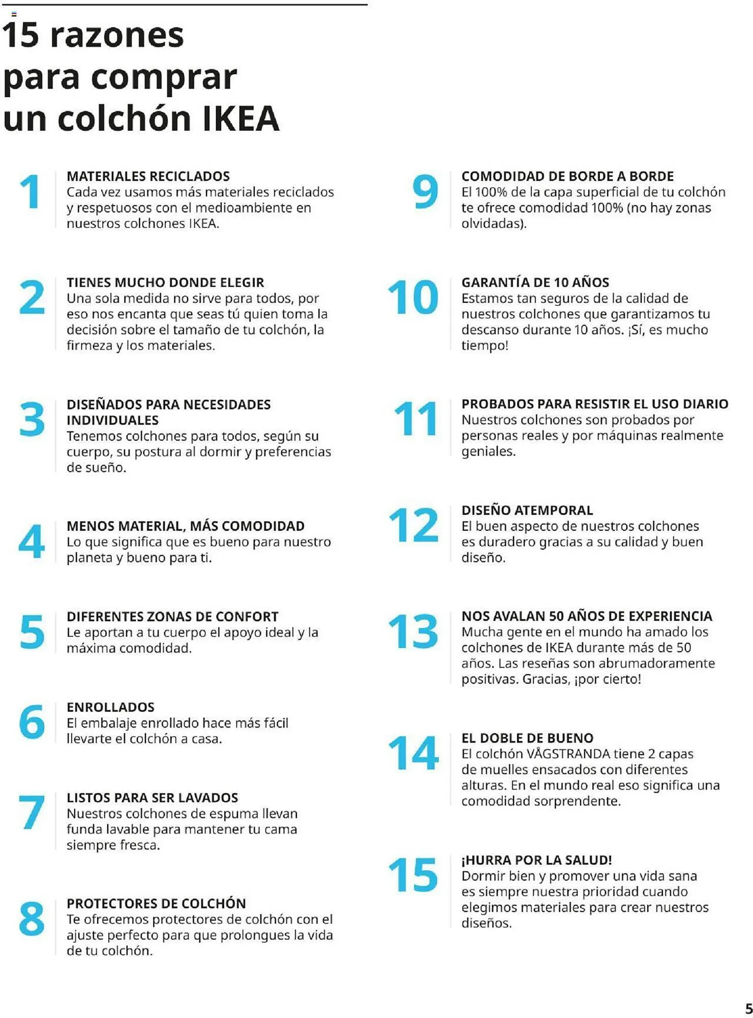 Catálogo de Folleto IKEA Confort 4 de septiembre al 31 de enero 2025 - Página 5