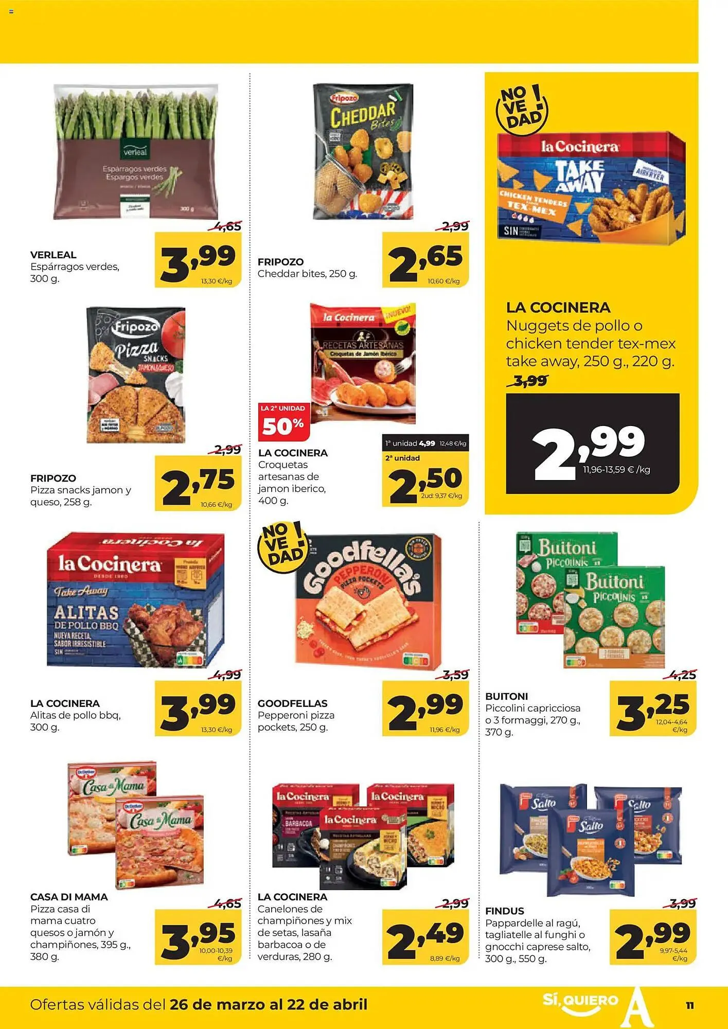 Catálogo de Folleto Alimerka 26 de marzo al 22 de abril 2026 - Página 11