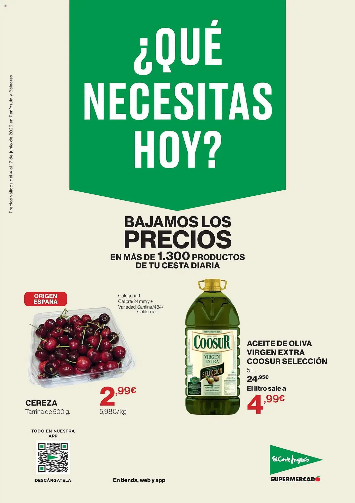 Catálogo de Catálogo El Corte Inglés 4 de junio al 17 de junio 2026 - Página 1
