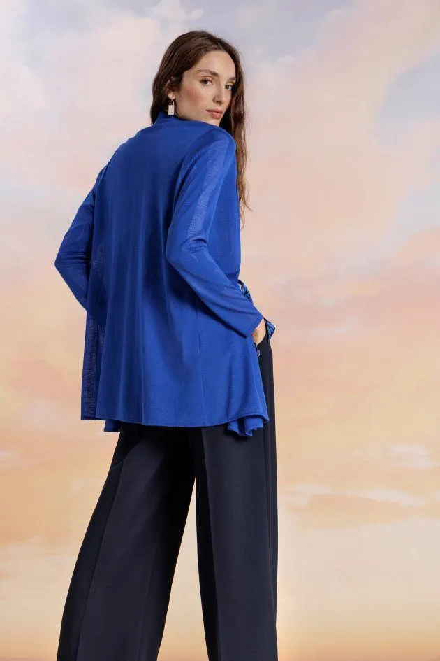 Cárdigan largo de punto