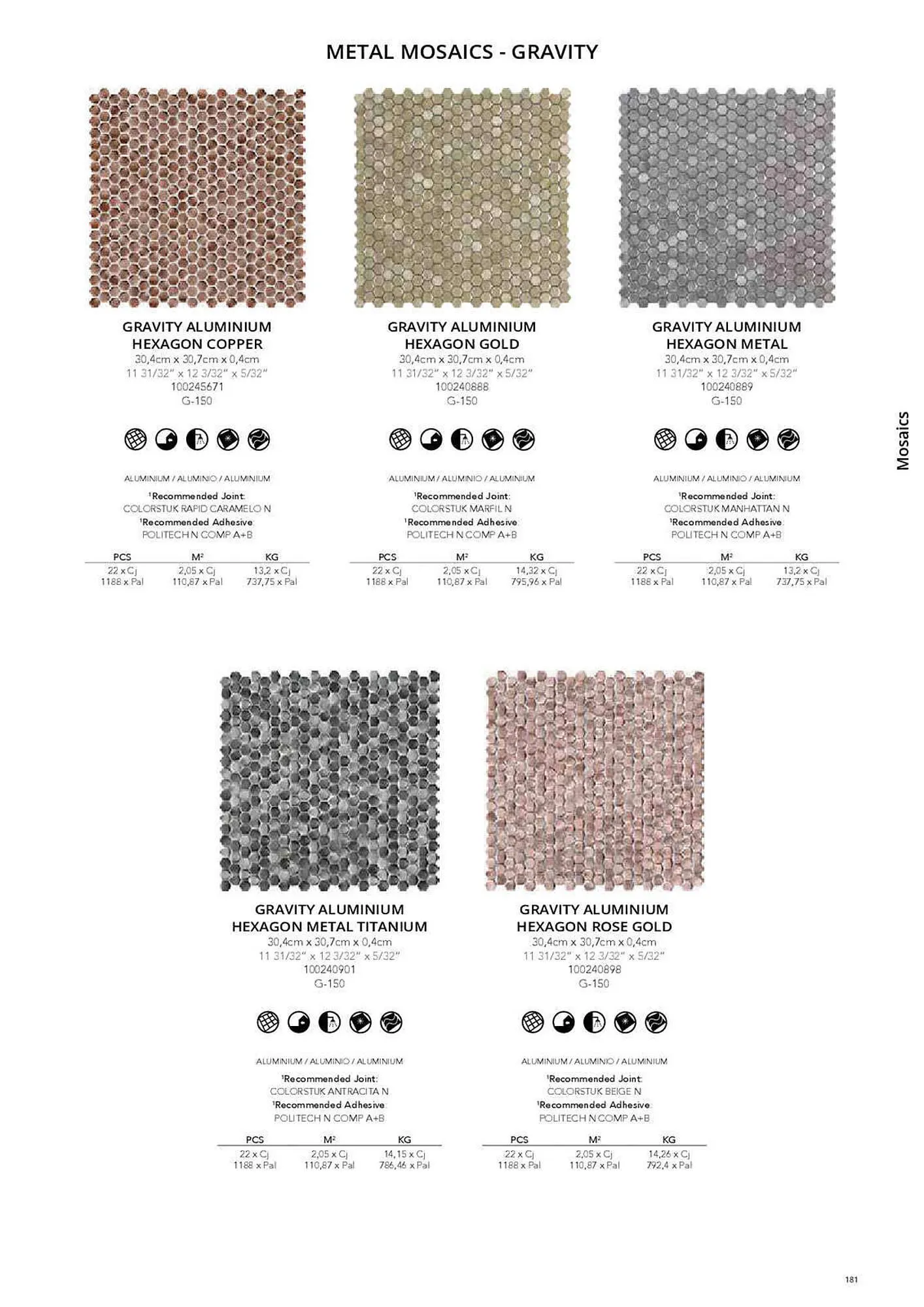 Catálogo de Folleto Porcelanosa 31 de marzo al 8 de febrero 2024 - Página 188