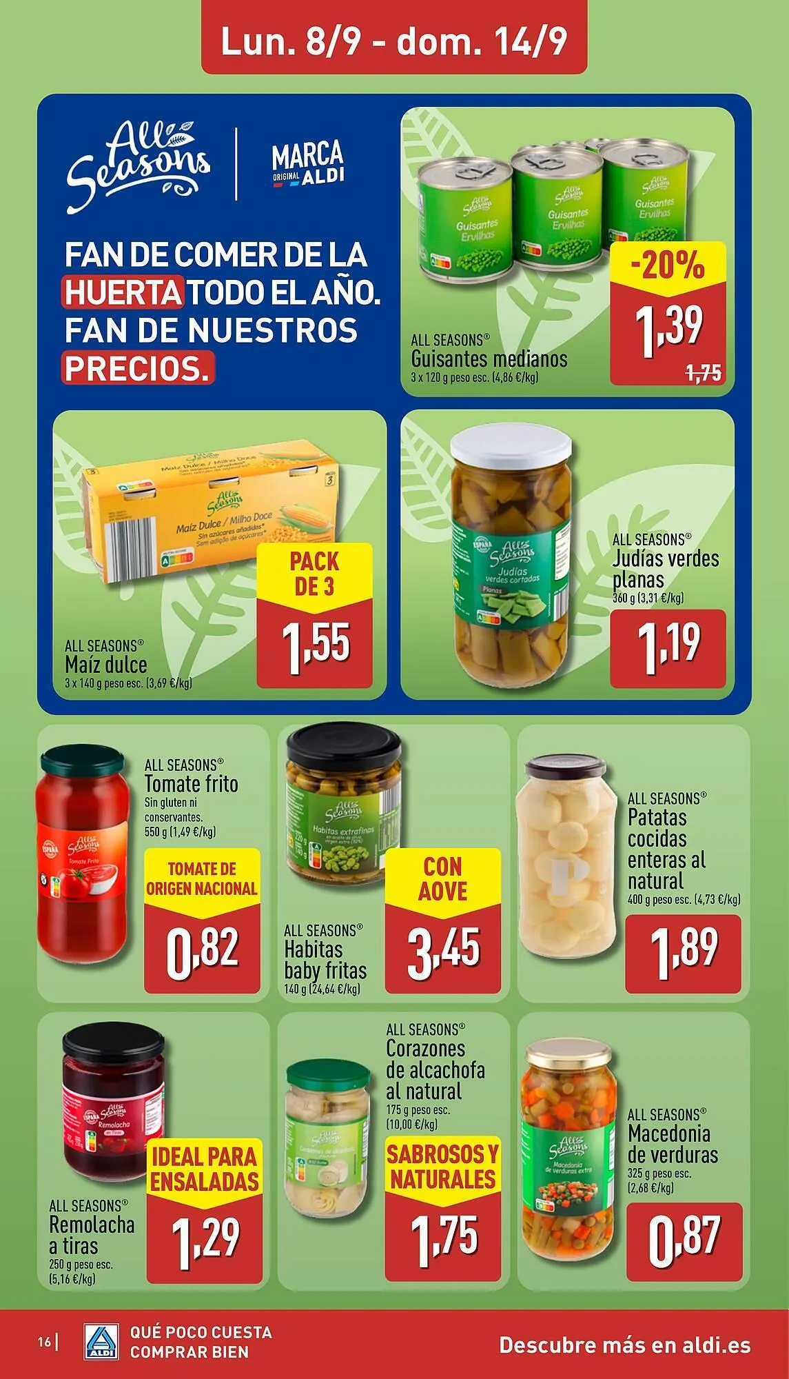 Catálogo de Folleto ALDI 8 de septiembre al 14 de septiembre 2025 - Página 16