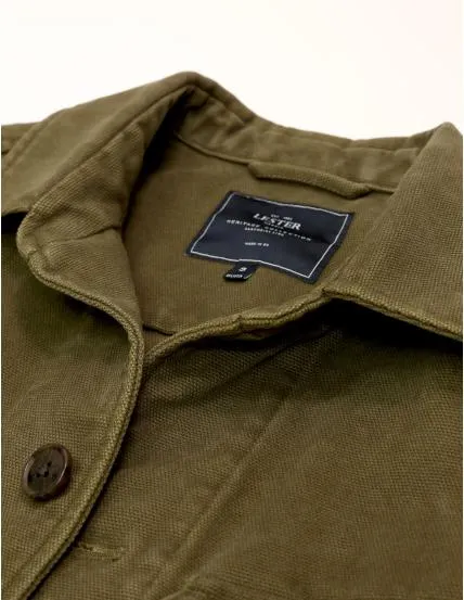 Overshirt canvas Kaki
