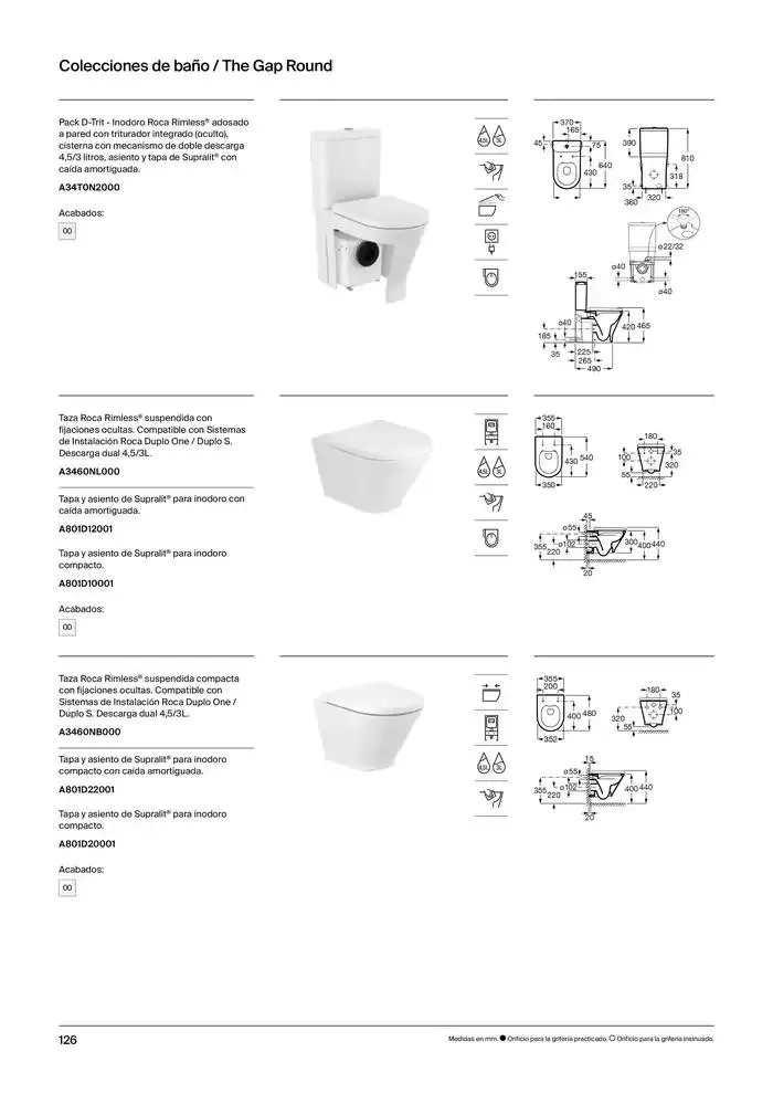 Catálogo de Colecciones de Baño, Muebles y Accesorios 9 de enero al 31 de diciembre 2025 - Página 128