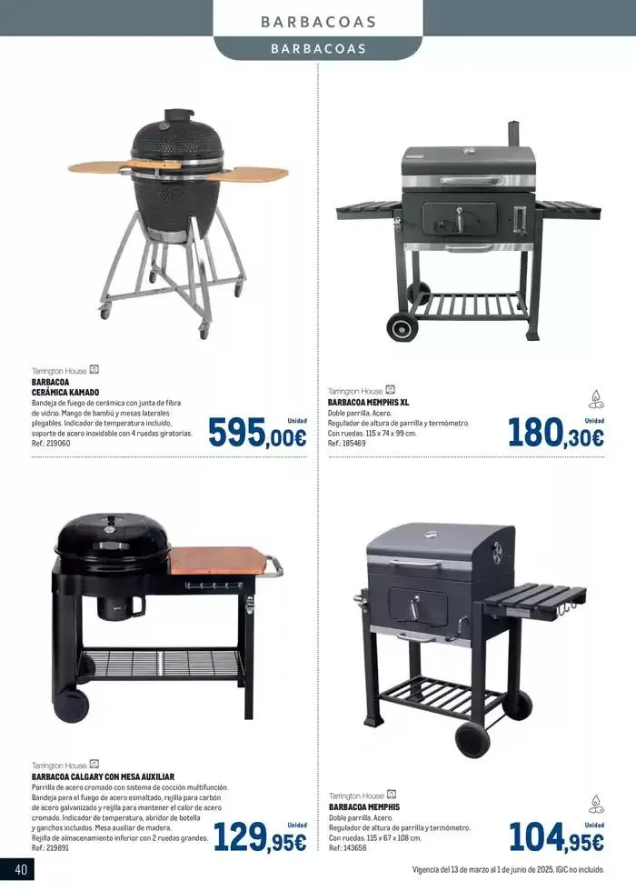 Catálogo de Especial Terrazas Canarias 13 de marzo al 1 de junio 2025 - Página 40